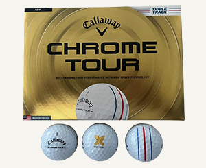 ゴルフボール　キャロウェイ　CHROME TOURトリプルトラック